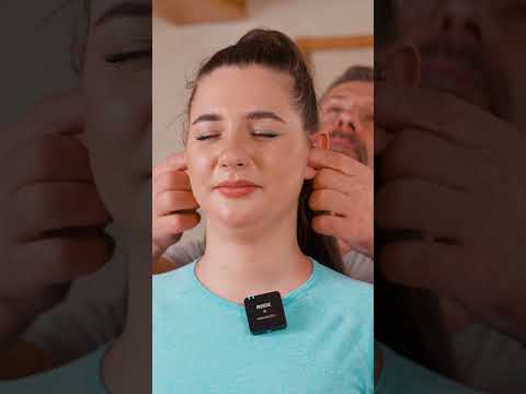 Amazing "brain massage" and chiropractic adjustment for Anna #chiropractic