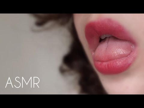 ASMR Lens licking (mouth sounds) | no talking ♡