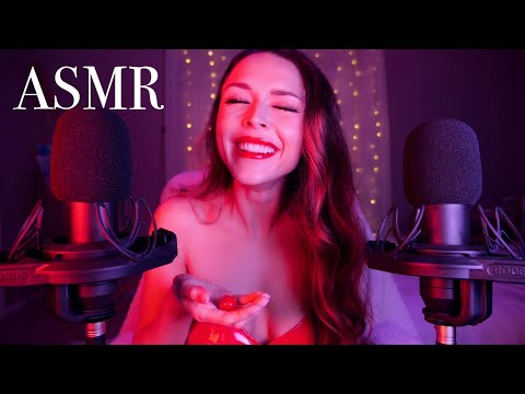 ASMR | Eating Candy - Intense Mouth Sounds (chewing gum, skittles, sticky sounds)