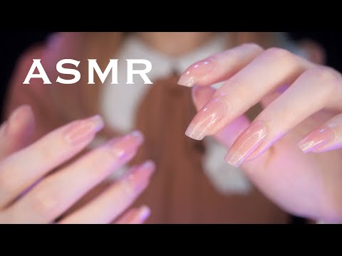 ASMR Tingly Hand Movements & Japanese Trigger Words, Layered Sounds (Whispering)