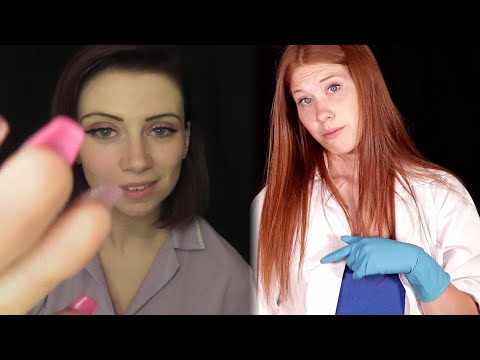 ASMR - *Collaboration* Doctor Ginger ASMR & Nurse Jodie Marie give you a Tingly Ear Examination