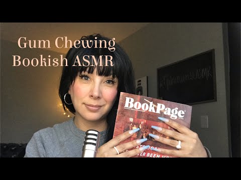 ASMR Book Page/ Book Recommendations/ Gum Chewing
