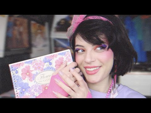 ASMR | ✨ 80's Art Project (Helping Connie w/ Homework - Drawing for You~) Heavy Accent & Gum Chewing