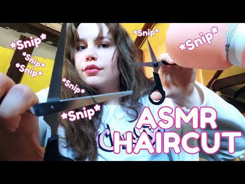 Trying ASMR ROLEPLAY For The First Time // Asmr Haircut💗✨