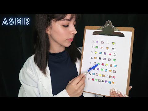 ASMR Visual Memory Test - Doctor Roleplay