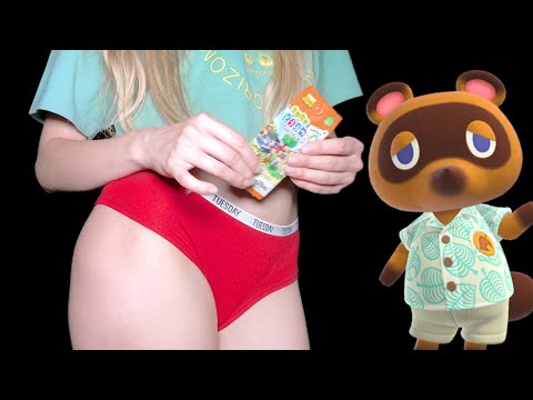 ASMR | Fast and Aggressive FABRIC Scratching | Body Tapping & SKIN Scratching | ANIMAL CROSSING