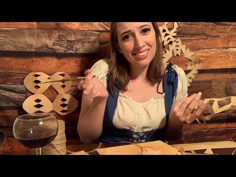 ASMR • Cutting Snowflakes with Brandy • D&D Roleplay • Choose Your Own Adventure