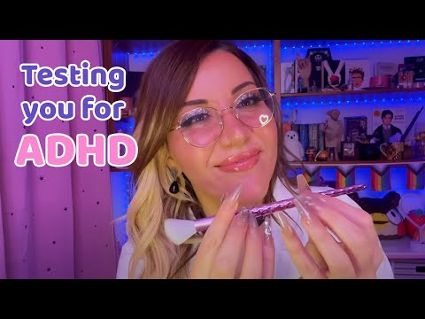 ASMR ••• Testing you for ADHD ••• 🌟NEW TESTS!