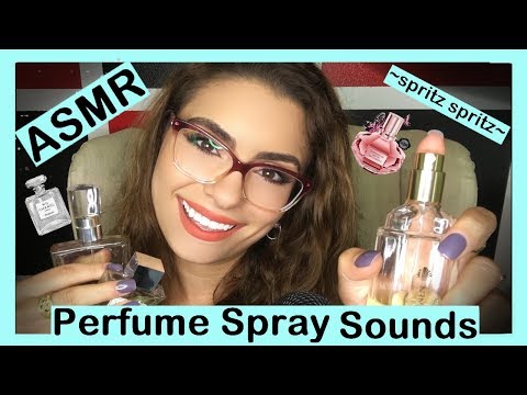 ASMR - Spraying Perfume - Bottle Spray Sounds