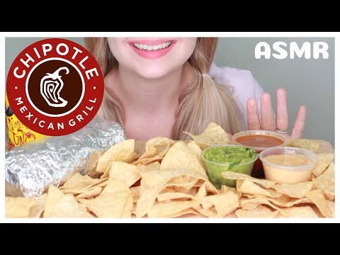 ASMR: Chipotle Burrito and Chips *Eating Sounds*