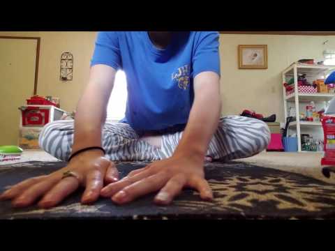 ASMR Cleaning a Rug~Scrubbing and brushing sounds.