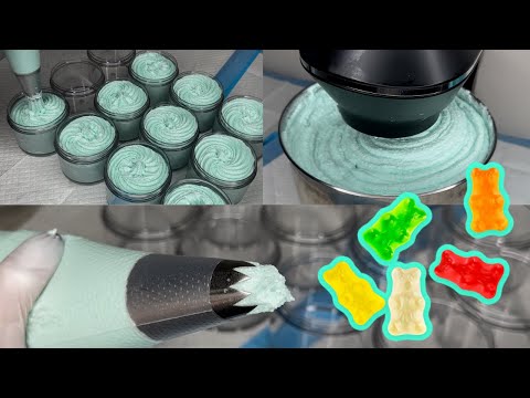 [ASMR] Making Gummy Bear Body Scrub | Small Business