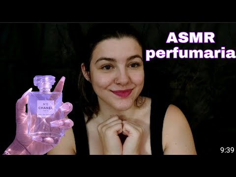 ASMR • perfumaria amadora (roleplay, tapping, tampinhas)