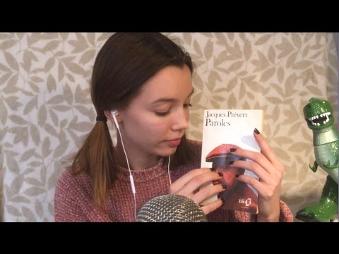 ASMR | Reading French poetry