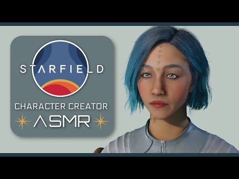 ASMR 🚀 Relaxing Character Creation in Starfield! 🌌 Ear to Ear Whispering + Mouth Sounds