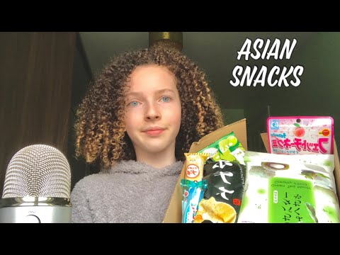 ASMR | TRYING ASIAN SNACKS! DO I LIKE IT?