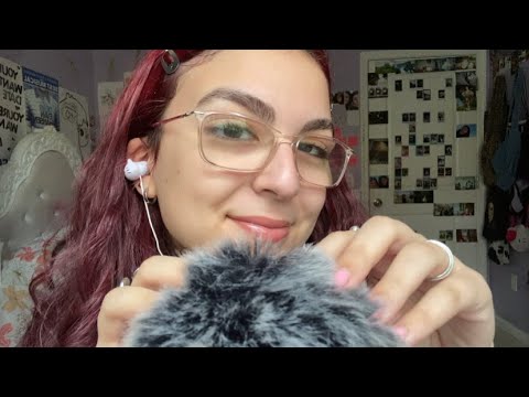 ASMR | bug searching (inaudible, mouth sounds, fluffy mic cover) *part two*