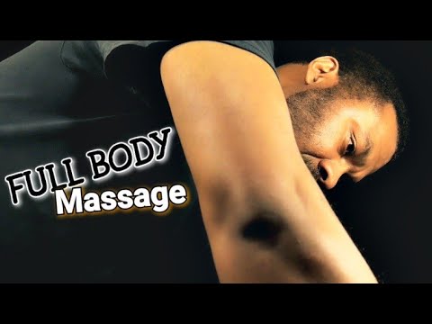 ASMR Full Body Massage for SORE Muscles | Massage for Legs & Hips | INTENSE Glove Massage | Roleplay