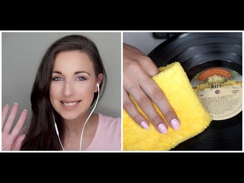 ASMR Tingly Record Cleaning - Softly Spoken