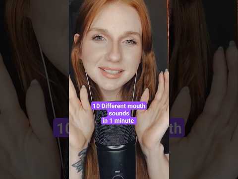 10 Different mouth sounds in 1 minute 🤯 ASMR