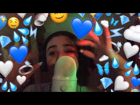 ASMR| TINGLY MOUTH SOUNDS & FAST TAPPING (HAND MOVEMENTS & RAMBLE) 💓✨
