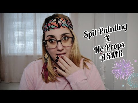 ASMR Spit Painting Your Face X No Props (miss manganese inspired)