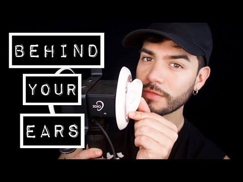 Behind Your Ears ASMR Tingles (Licks & Whispers)