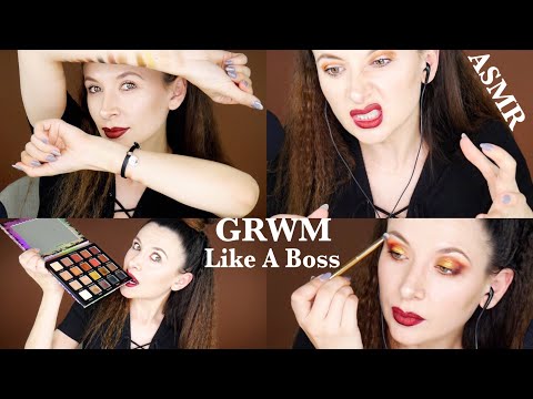 GRWM Makeup look and swatches. Violet Voss “Like a Boss” palette.  *ASMR