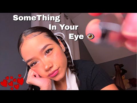 ASMR 🌟 GETTING SOMETHING OUT OF YOUR EYE 👁 Pt2