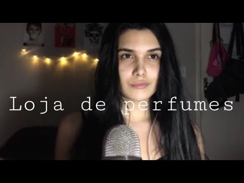 (ASMR ROLEPLAY) Loja de Perfumes || glass sounds, whispers