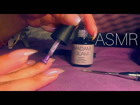 [ASMR] Doing My Nails Quick & Easy! (Layered Sounds)