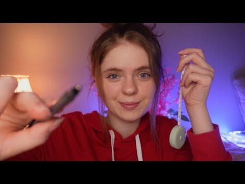 ASMR Face Adjustments & Messing With Your Face! Tracing & Drawing ✍️
