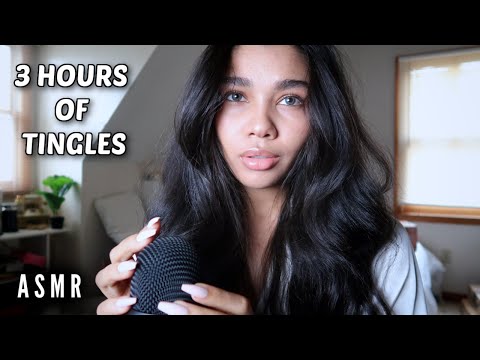 ASMR | FAST LAYERED MOUTH SOUNDS , 👅 FLUTTERS, ROLLING R'S | THREE HOUR TINGLES ✨