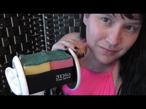 It's Sponge Time!  Let my Soft Sponges give you tingles! 3Dio Binaural sounds