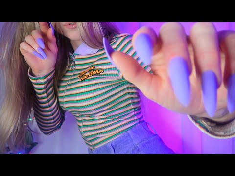 ASMR Relaxing Hand Movements and Whispering for Sleep