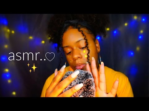 asmr - ✨ fluffy mic scratching, breathy whispers & instant tingles ♡✨