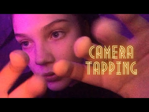 ASMR | CAMERA TAPPING WITH MOUTH SOUNDS 💛