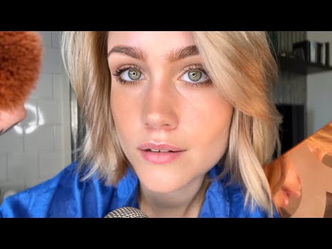 Up Close Painting Your Face With Gold / Guld 🇸🇪 ASMR