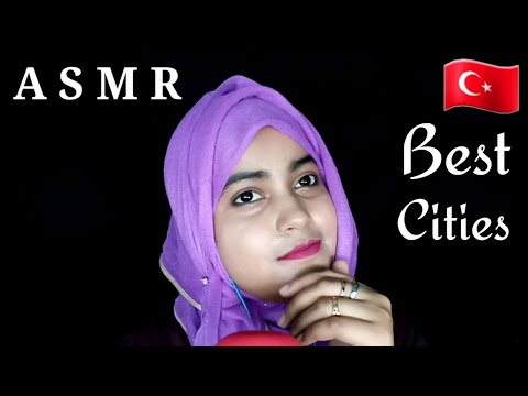 ASMR ~ Top 12 Best Cities Name Triggers In Turkish With Whispering