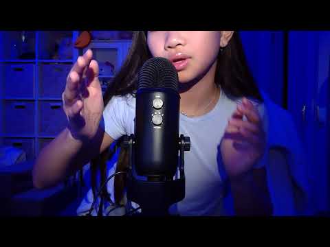 ASMR satisfying mouth sounds and hand movements