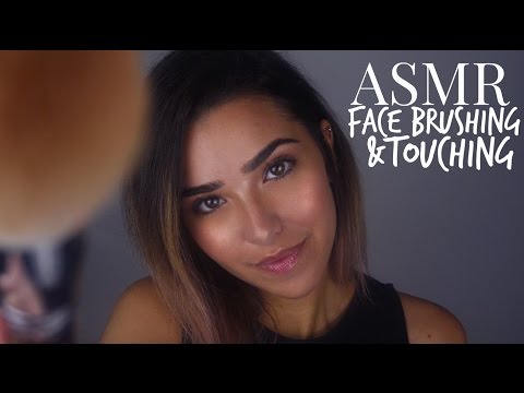 ASMR Face Brushing + Face Touching