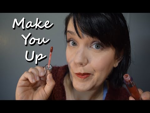 ASMR - Doings Yours and My Makeup - Soft Speaking, Brushing, Face Touching