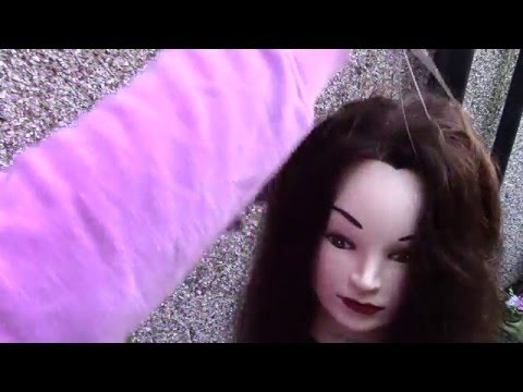 Asmr mannequin Clarissa123 hair brush / hair play / scalp massage /scratching