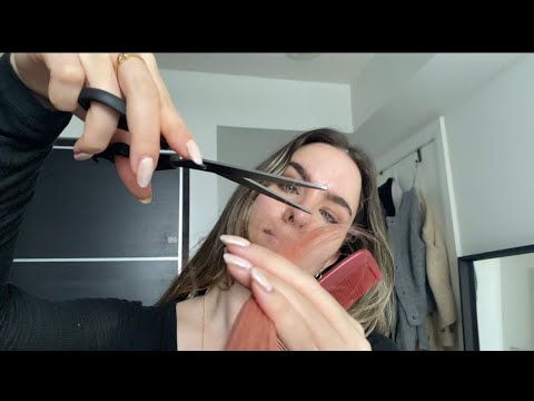 ASMR Hairsalon Roleplay | Haircutting and Straightening
