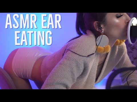 My First Ear Eating ASMR with the 3Dio