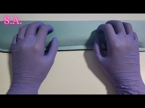 Asmr | Scratching & Tapping Wrist Support with Sweaty Gloves