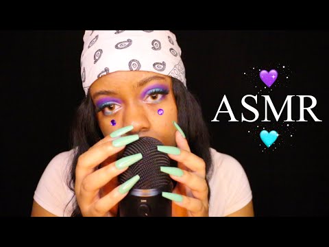 ASMR - FAST DRY MOUTH SOUNDS 💜🤤 (SO GOOD)✨