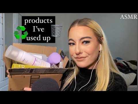 ASMR | beauty products I've used up
