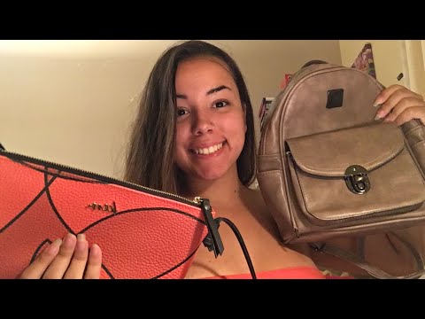 ASMR | Tapping on my Purse and Bag Collection | Scratching and Whispering