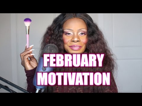 THE LOVE MONTH FEBRUARY MOTIVATION 2024 ASMR BRUSHING MIC CHEWING GUM